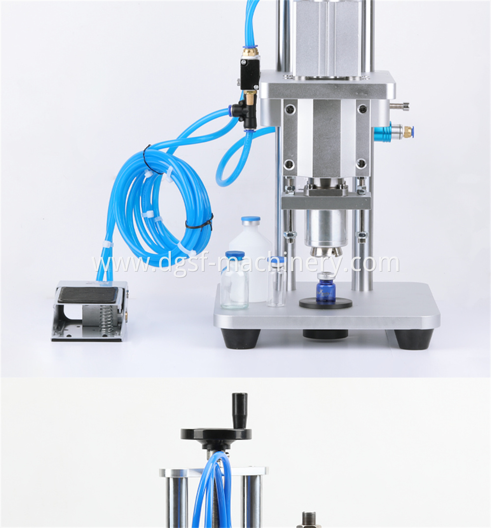 Pneumatic Amp Bottle Capping Machine 16 Jpg